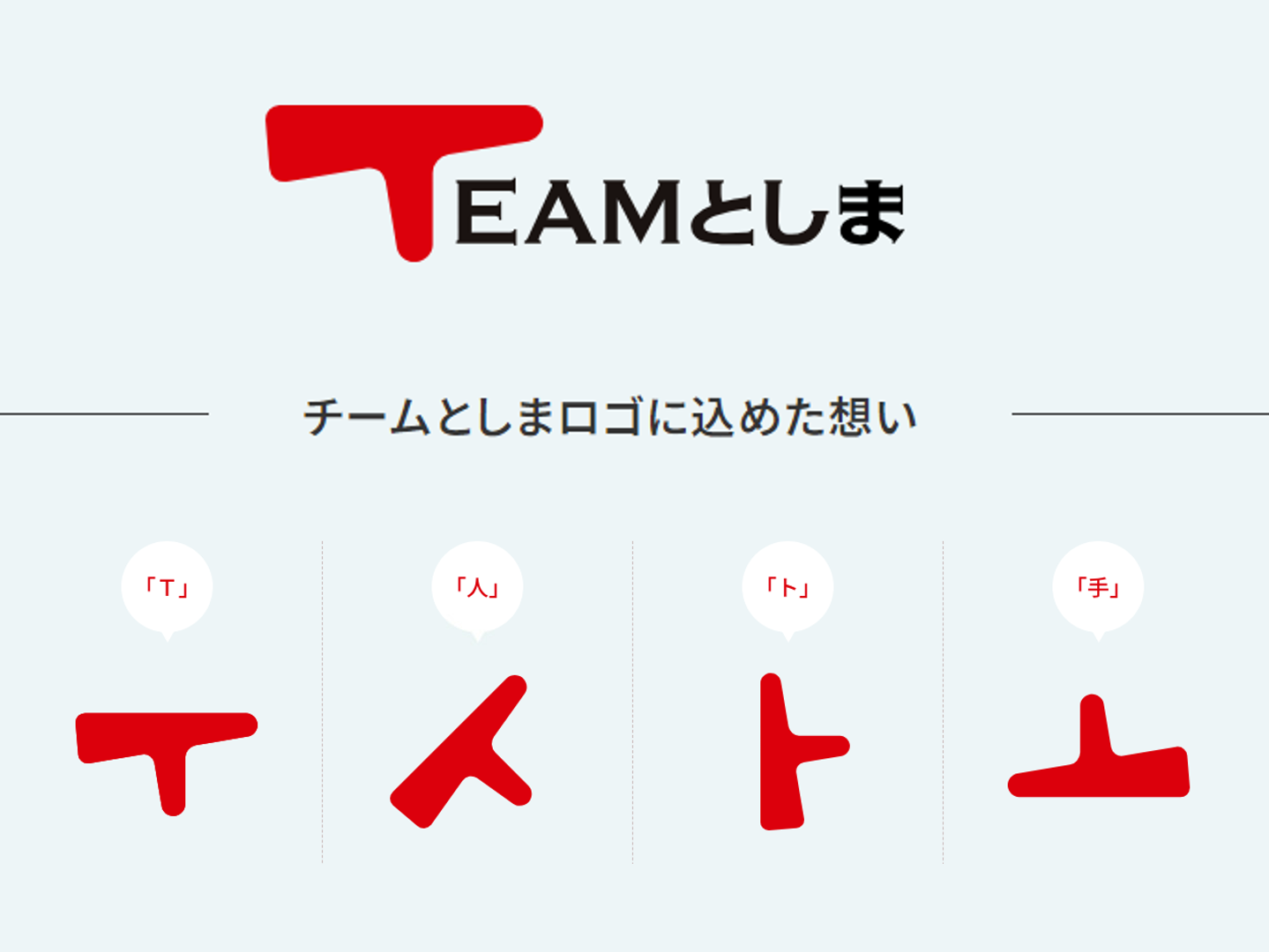 チームとしまのさらなる発展の旗印に! チームとしまロゴ完成