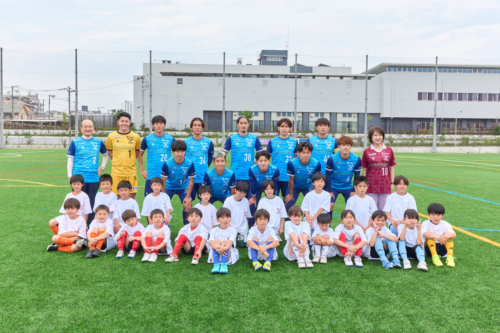 エリース豊島FCが初のホームゲームを千早スポーツフィールドで開催