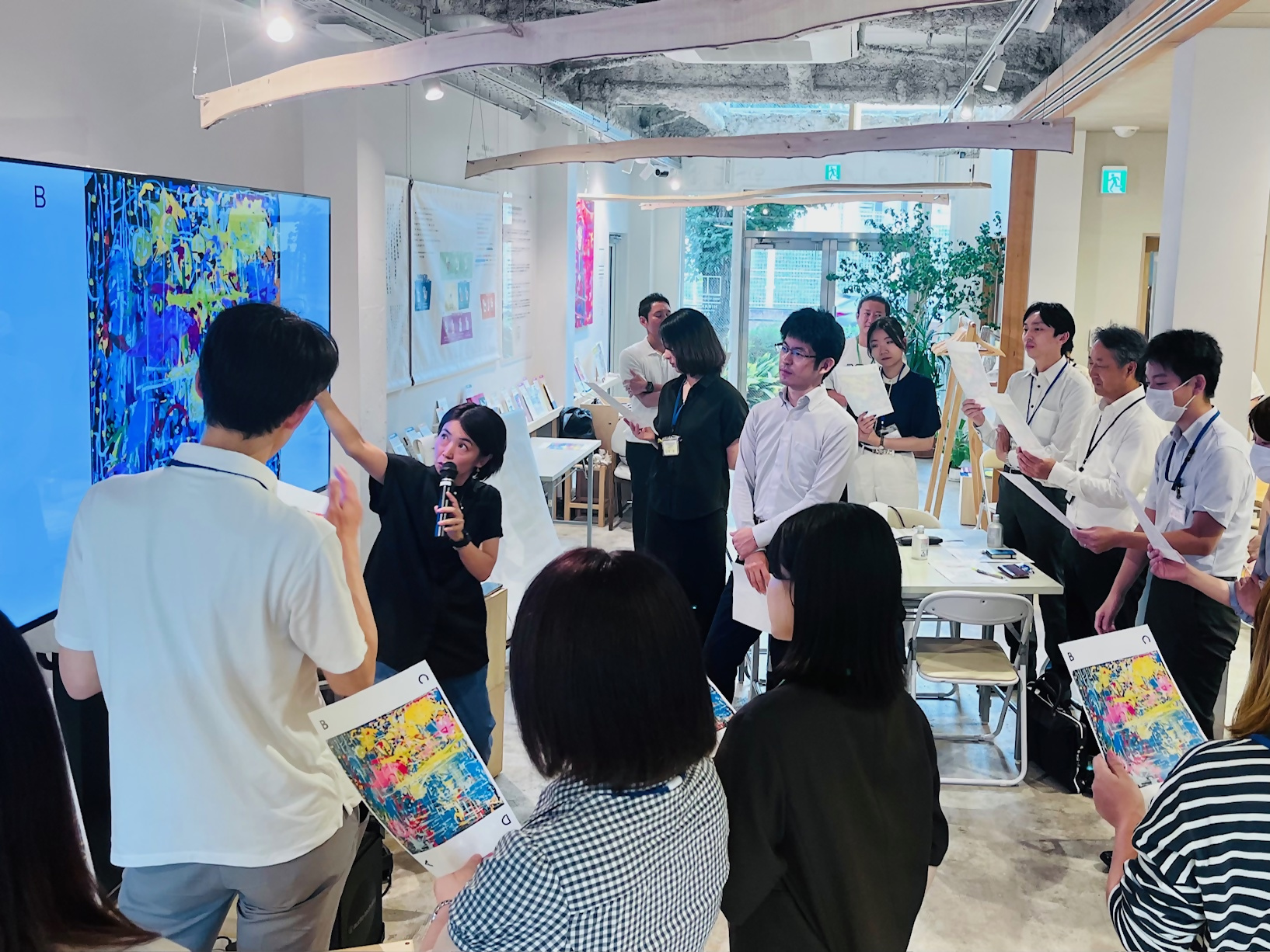 アートを通じて育む思考力・行動力・共創力！
豊島区×チームとしま合同研修「Kids＝Artists的対話鑑賞」を開催